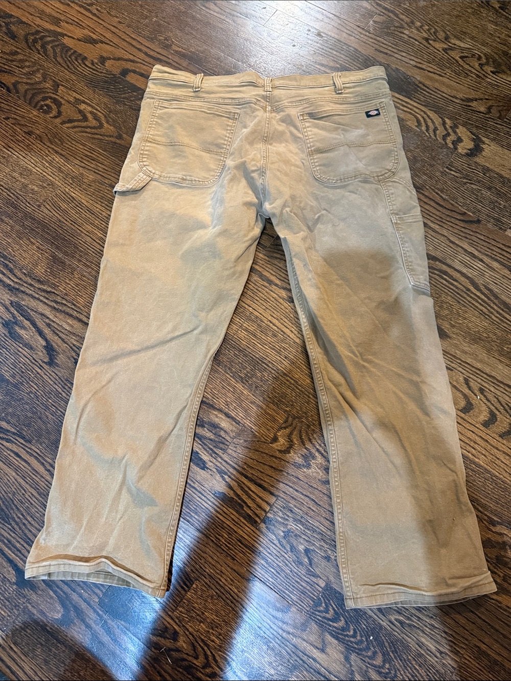 Dickies Mens Tan Canvas Carpenter Pants Workwear Utility 40x30